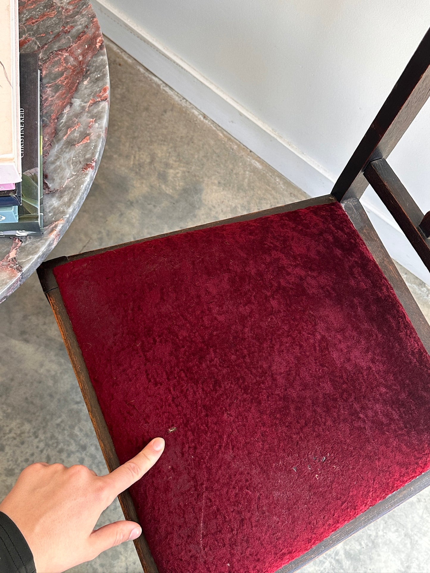 Victorian Blackened Barley-Twist Statement / Hall Chair