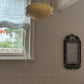 20th Century Folk Hand-Painted Wooden Mirror