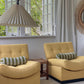 Yellow Lounge Chair - Sold as a pair