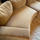 On Hold - Large Modular Soft Camel Velvet Sofa