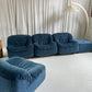 Zotta Vintage Corduroy Modular Chairs - Four Available