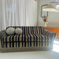 Vintage Stripe Velvet Sofa