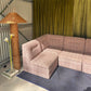 Vintage Pink Tweed Midcentury Modular Sofa, 60’s