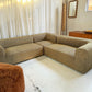 Bespoke Vintage Olive Modular Sofa Set