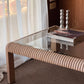 1970s Reed & Glass Coffee Table