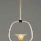 1940s Barovier Murano Glass Pendant - Frill Bowl