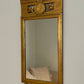 Antique Swedish Mirror With Leaf and Crest