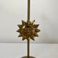 Vintage French Candle Holder With Sun Motif (shipping inc.)