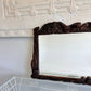 Art Nouveau Style Hand-Carved Timber Mirror