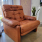 B&B Italia leather 'CORONADO' armchair by Afra & Tobia Scarpa