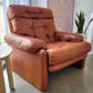 B&B Italia leather 'CORONADO' armchair by Afra & Tobia Scarpa