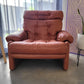 B&B Italia leather 'CORONADO' armchair by Afra & Tobia Scarpa