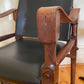 Michael Hirst Black Safari Chair circa 1960's