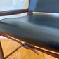 Michael Hirst Black Safari Chair circa 1960's