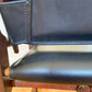 Michael Hirst Black Safari Chair circa 1960's