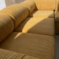Yellow Corduroy Modular Sofa