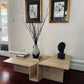 Split Level Travertine Coffee Table