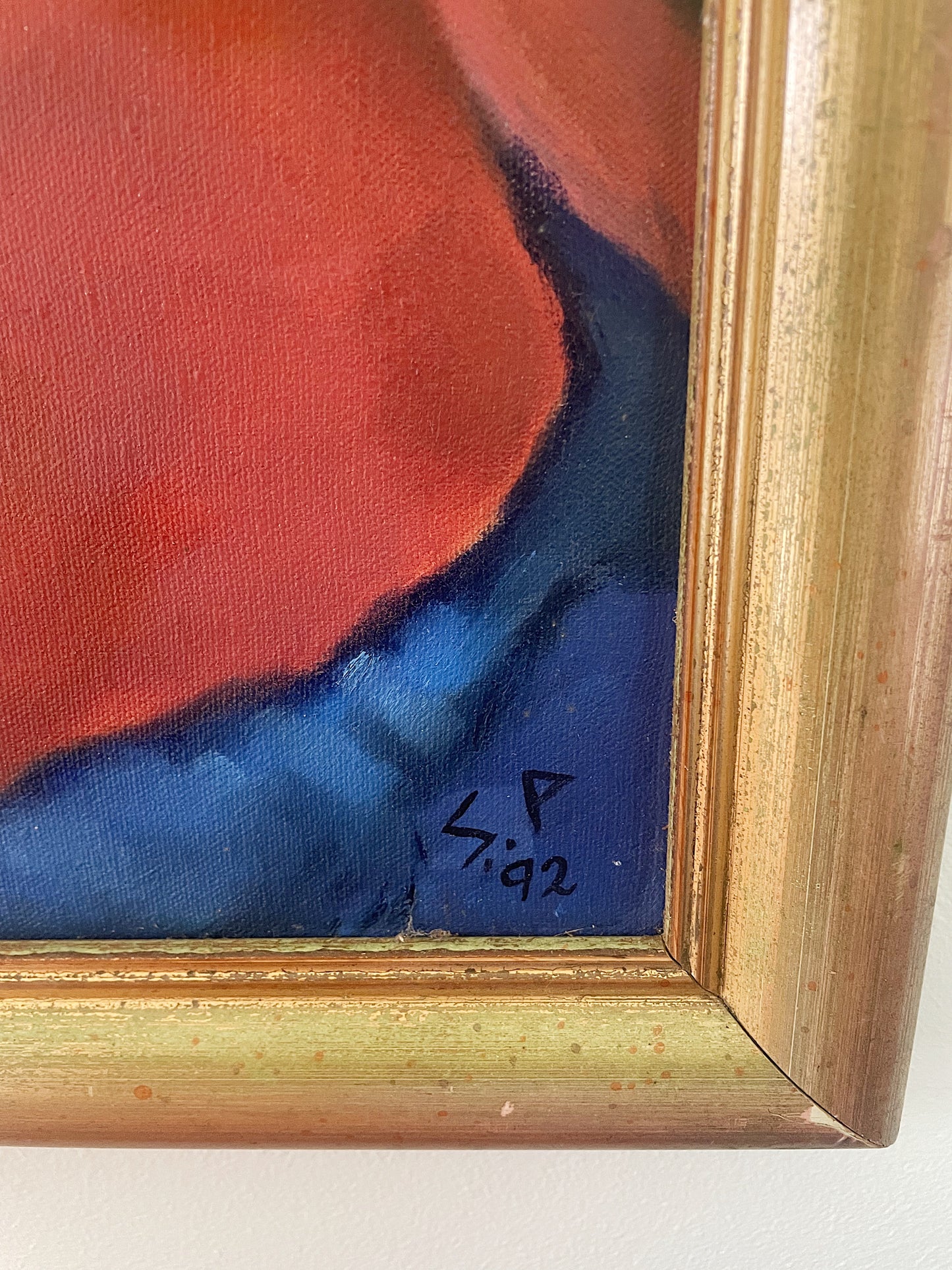 Original Postmodern Horse Painting — Signed ‘92