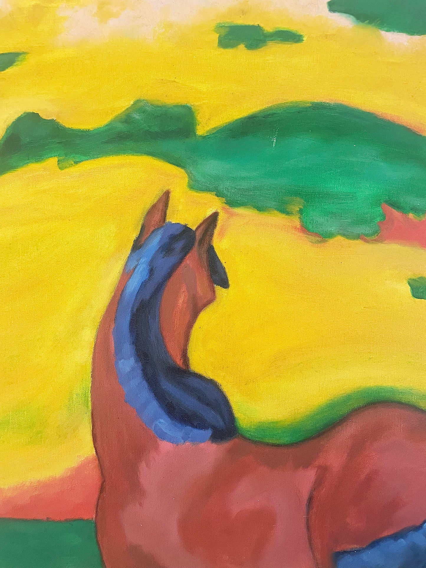 Original Postmodern Horse Painting — Signed ‘92