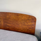 Vintage Burlwood Double Bed Frame