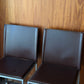 Authentic Calligaris Leather Dining Chairs — Made in Italy (Set of 5)