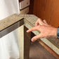 Rare Vintage Waterfall Tessellated Stone Console Table