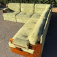 Timber & Corduroy Modular Sofa Set