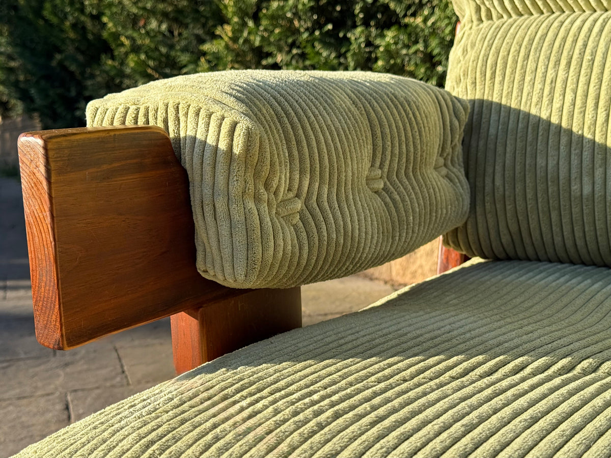 Timber & Corduroy Modular Sofa Set