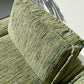 Two Piece Large Green Sofa