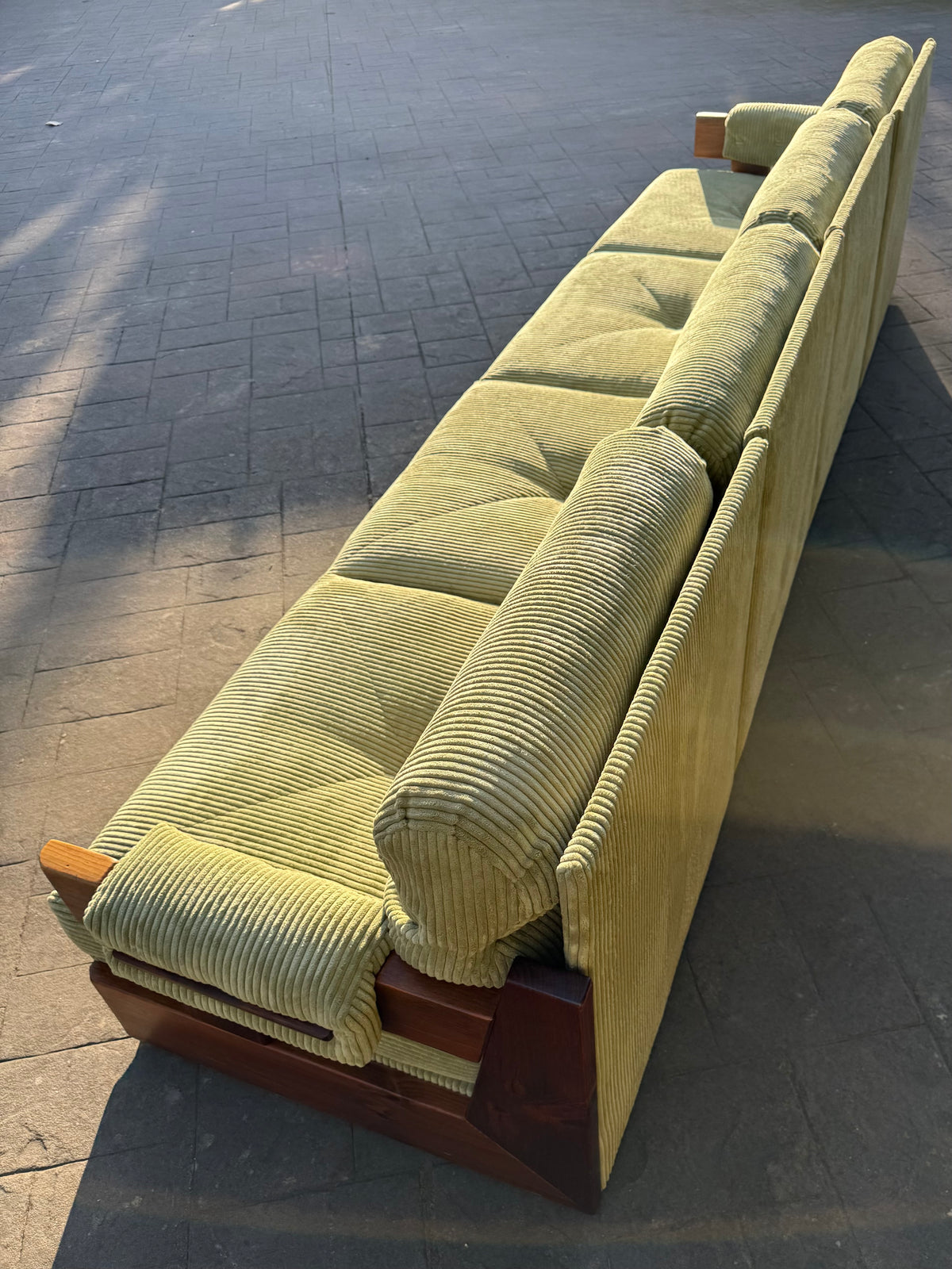 Timber & Corduroy Modular Sofa Set