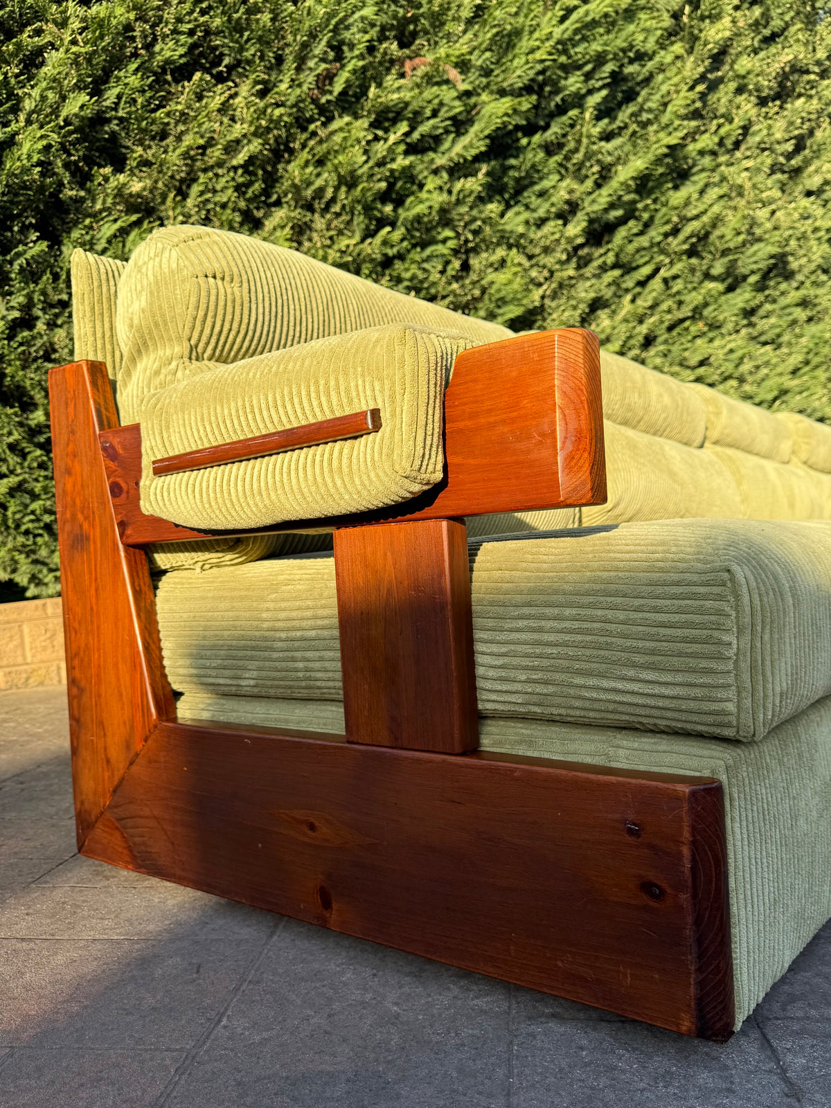 Timber & Corduroy Modular Sofa Set
