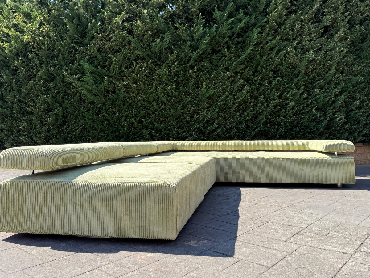 ON HOLD Large Corduroy Sofa Set