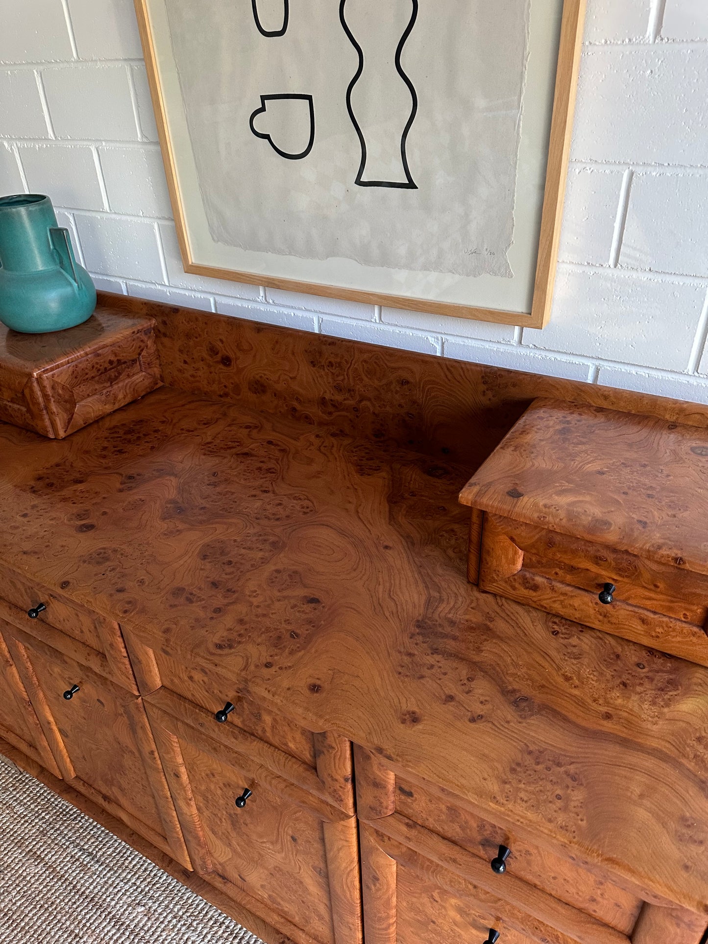 - Burl Timber Sideboard