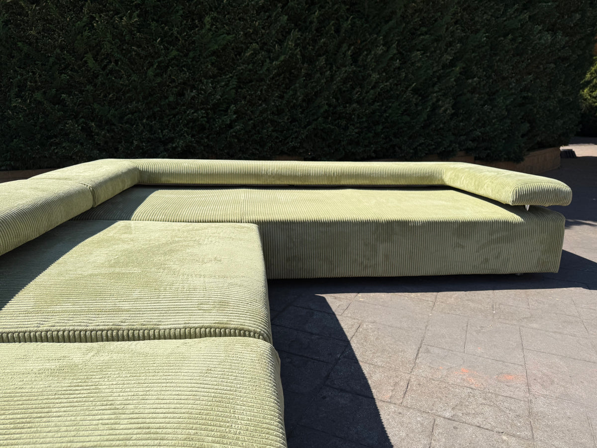ON HOLD Large Corduroy Sofa Set