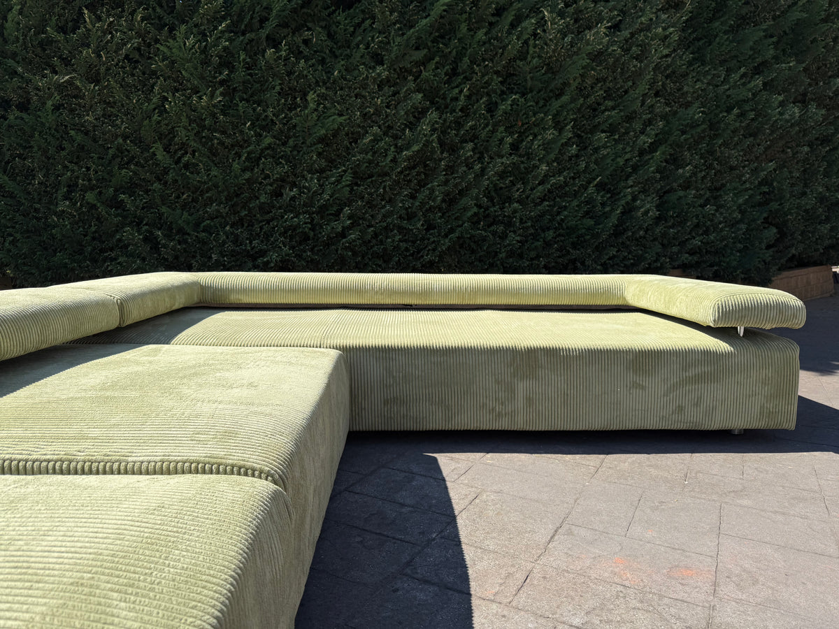 ON HOLD Large Corduroy Sofa Set