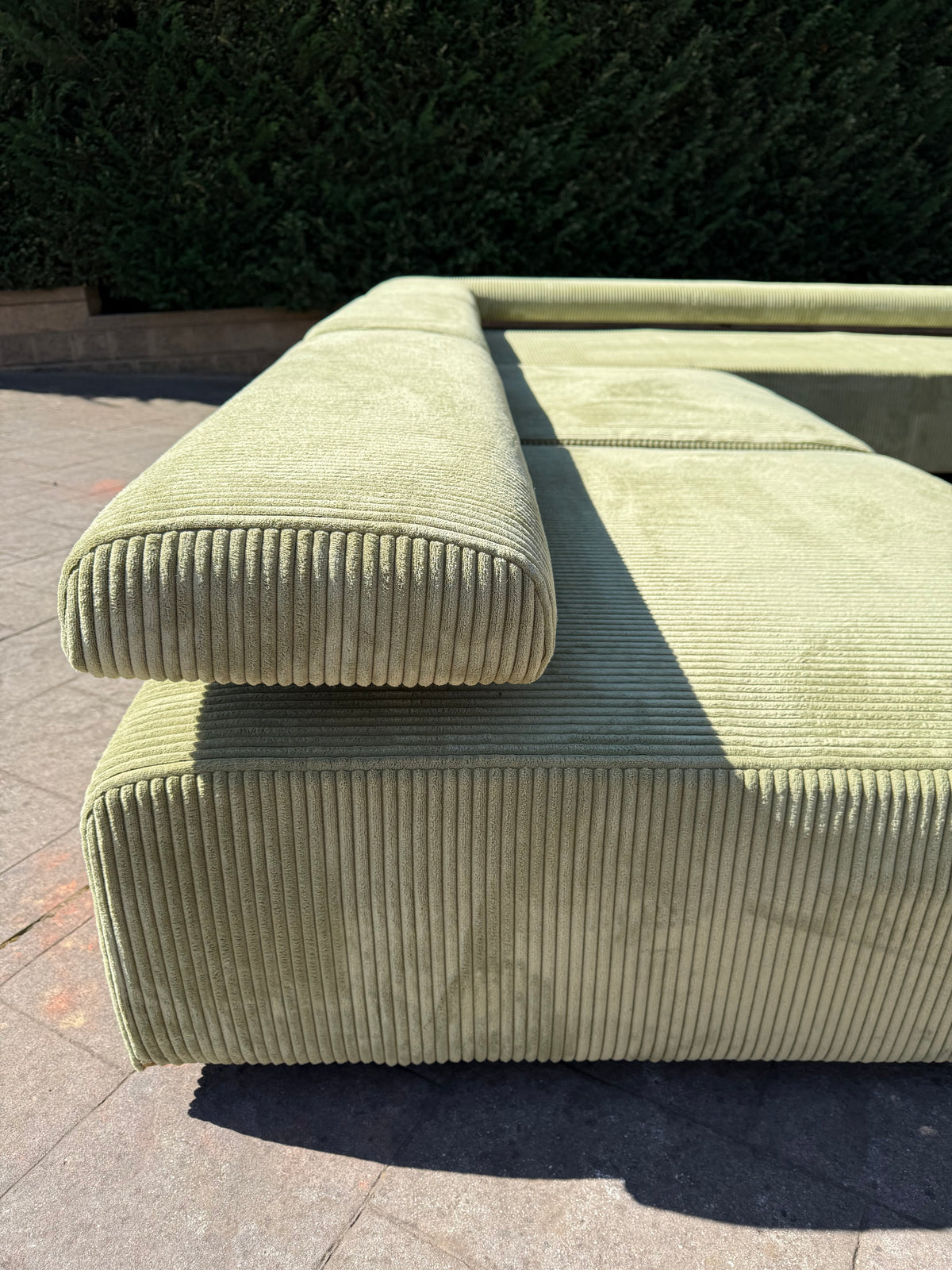 ON HOLD Large Corduroy Sofa Set