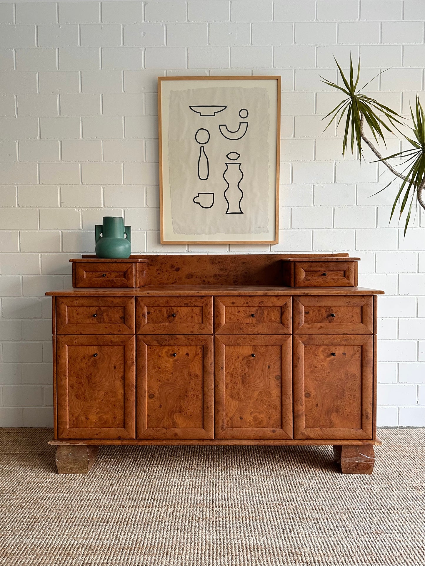 - Burl Timber Sideboard