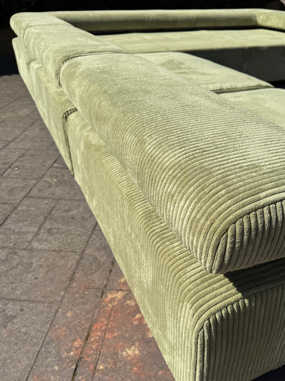 ON HOLD Large Corduroy Sofa Set