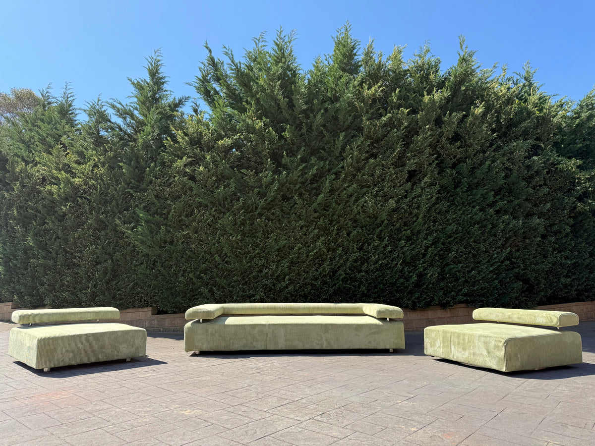 ON HOLD Large Corduroy Sofa Set