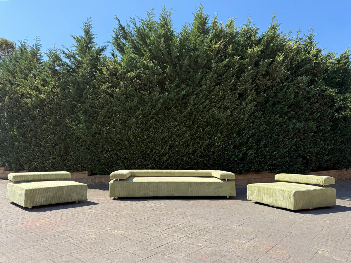 ON HOLD Large Corduroy Sofa Set
