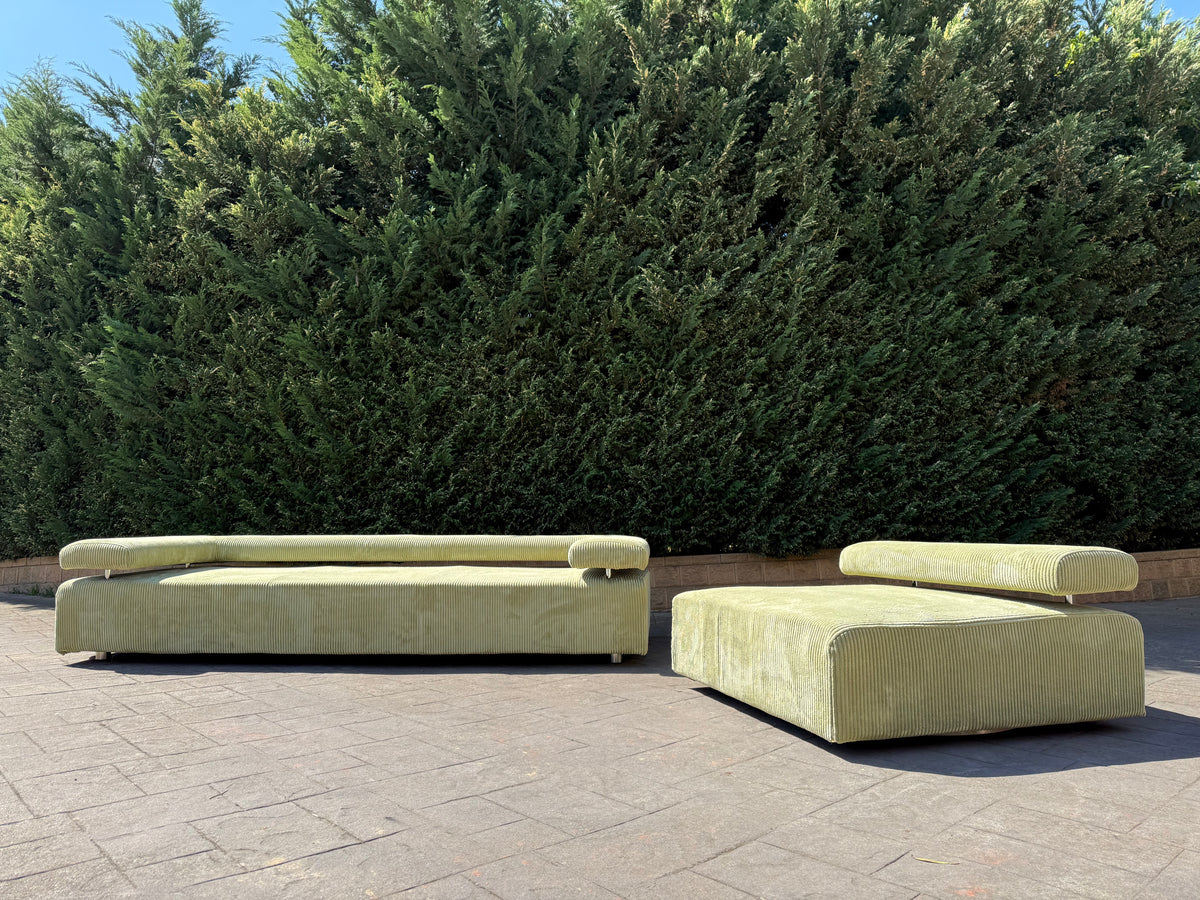 ON HOLD Large Corduroy Sofa Set