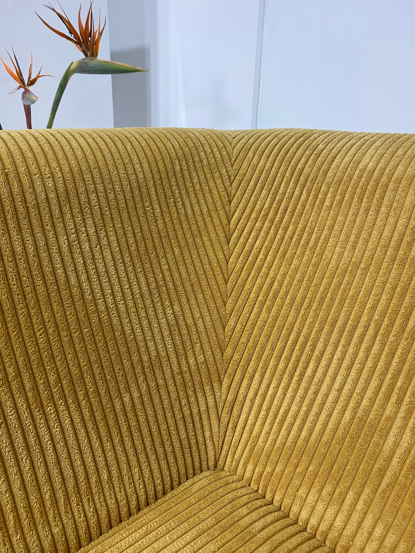 - Custom Order - Gold Jumbo Corduroy Modular Sofa