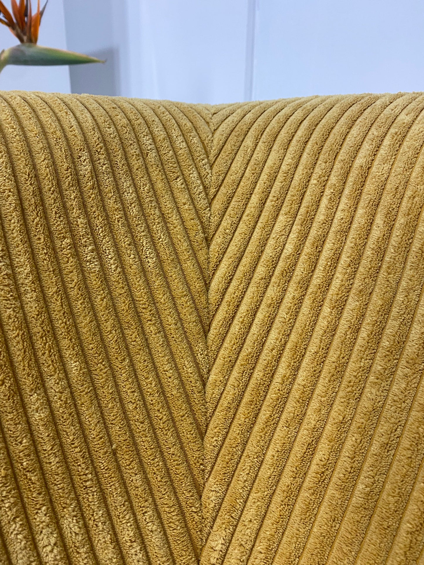 - Custom Order - Gold Jumbo Corduroy Modular Sofa