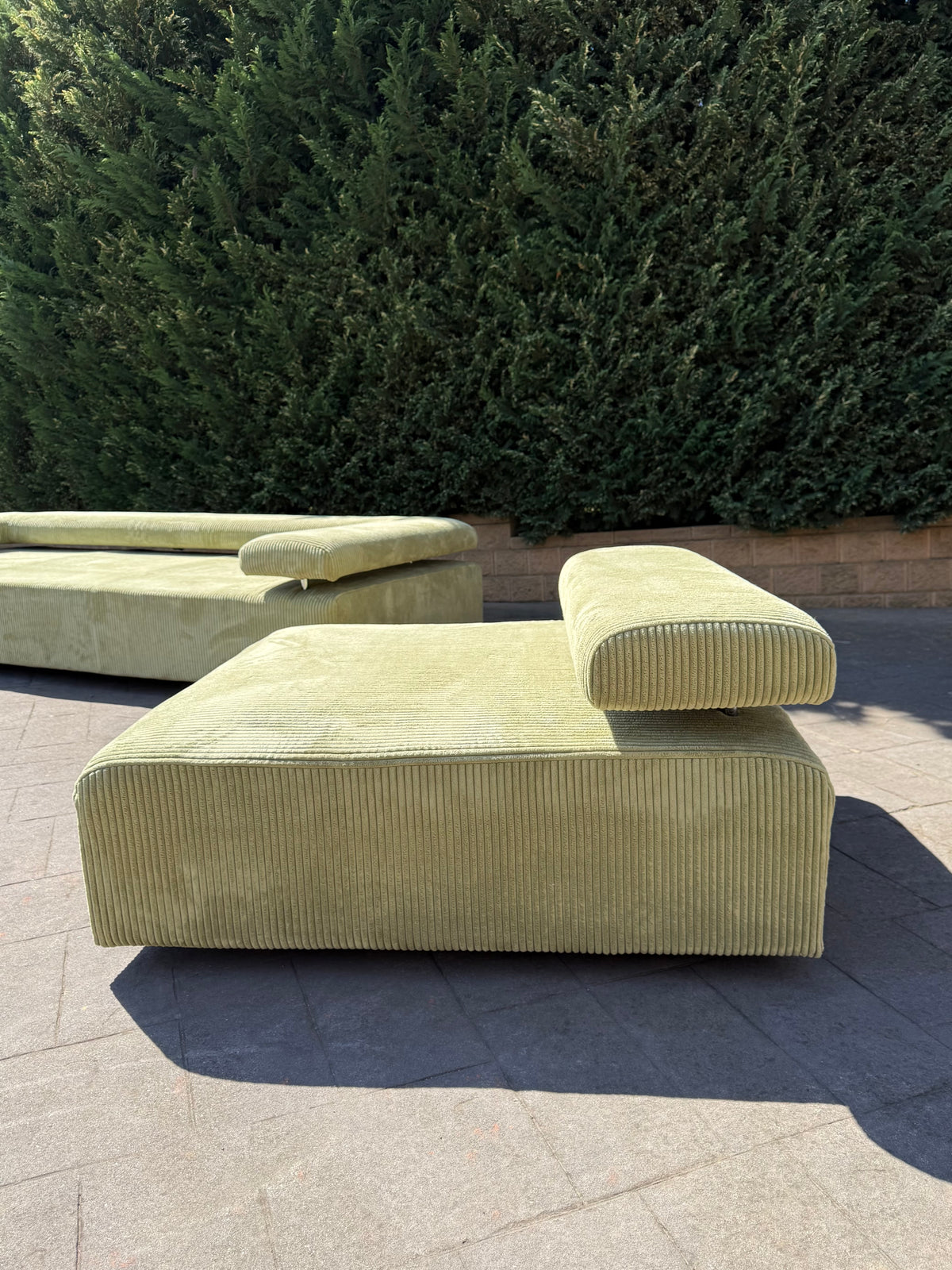 ON HOLD Large Corduroy Sofa Set