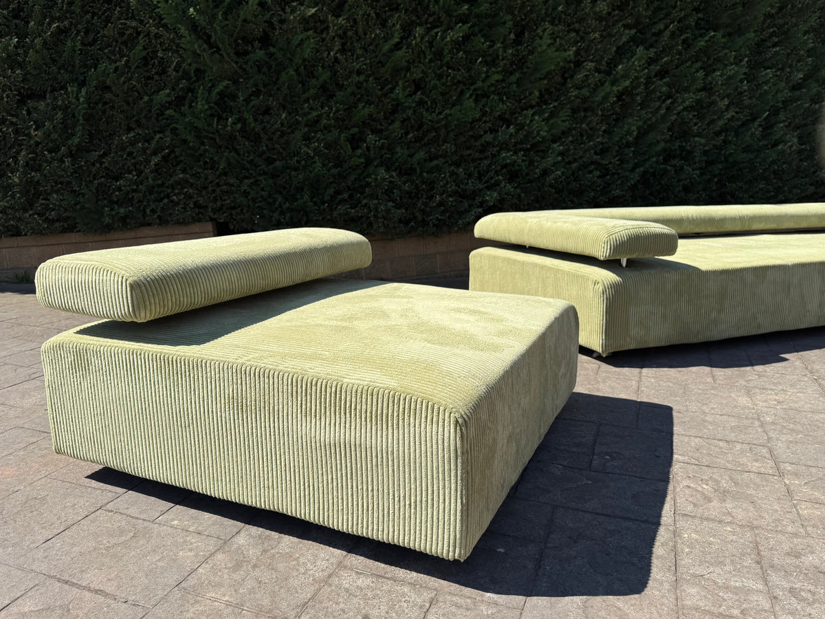 ON HOLD Large Corduroy Sofa Set