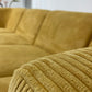 - Custom Order - Gold Jumbo Corduroy Modular Sofa