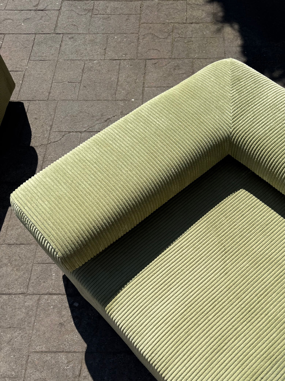 ON HOLD Large Corduroy Sofa Set