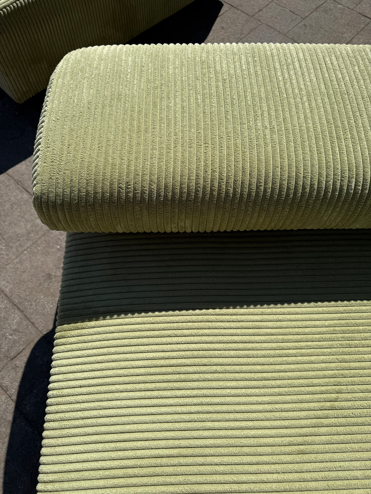 ON HOLD Large Corduroy Sofa Set