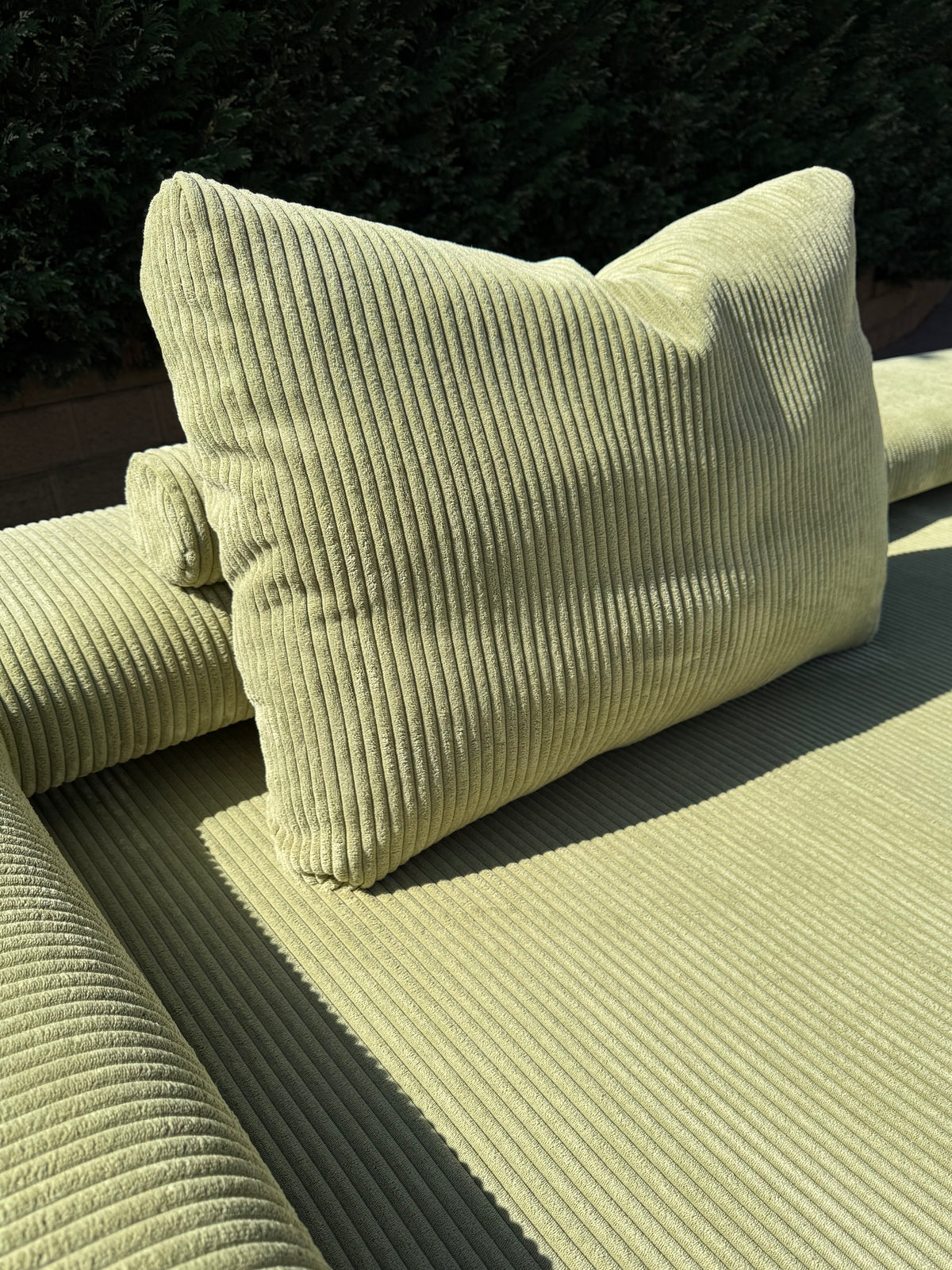 ON HOLD Large Corduroy Sofa Set