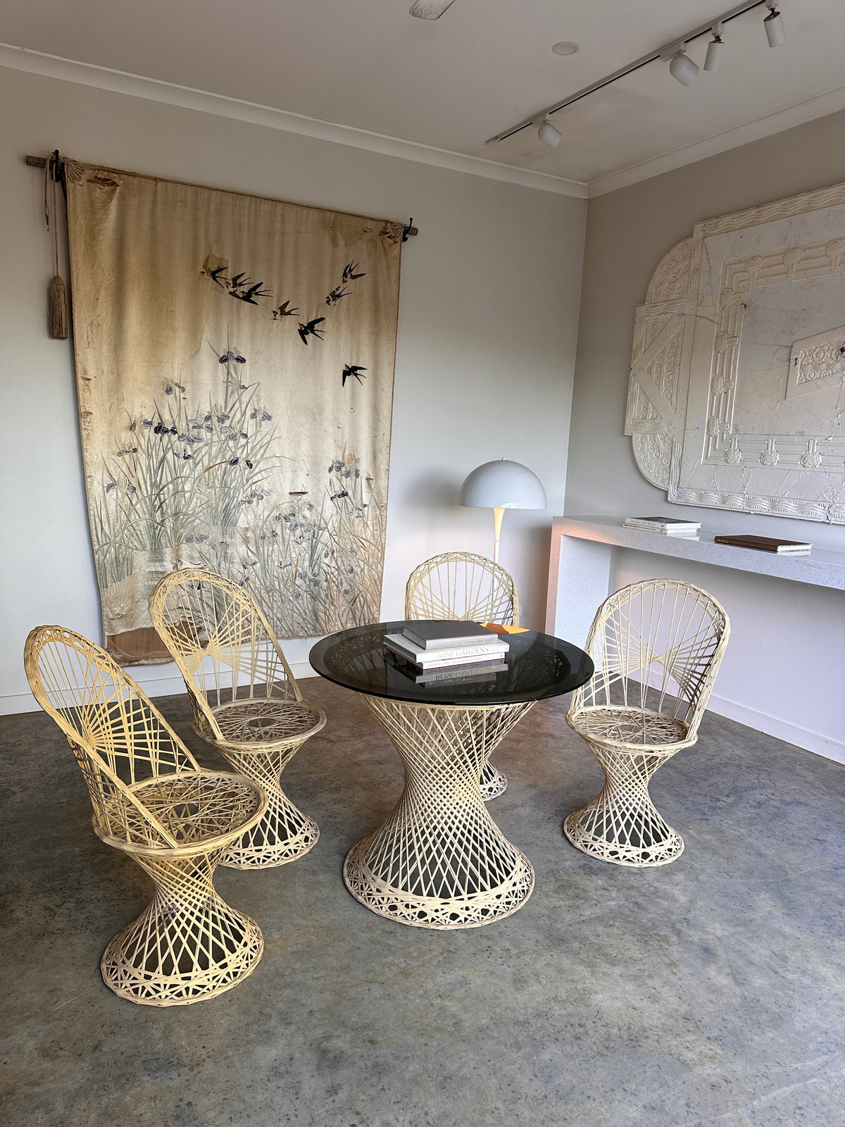 Mid-Century Spun Fiberglass Dining Set by Russell Woodard - 60's